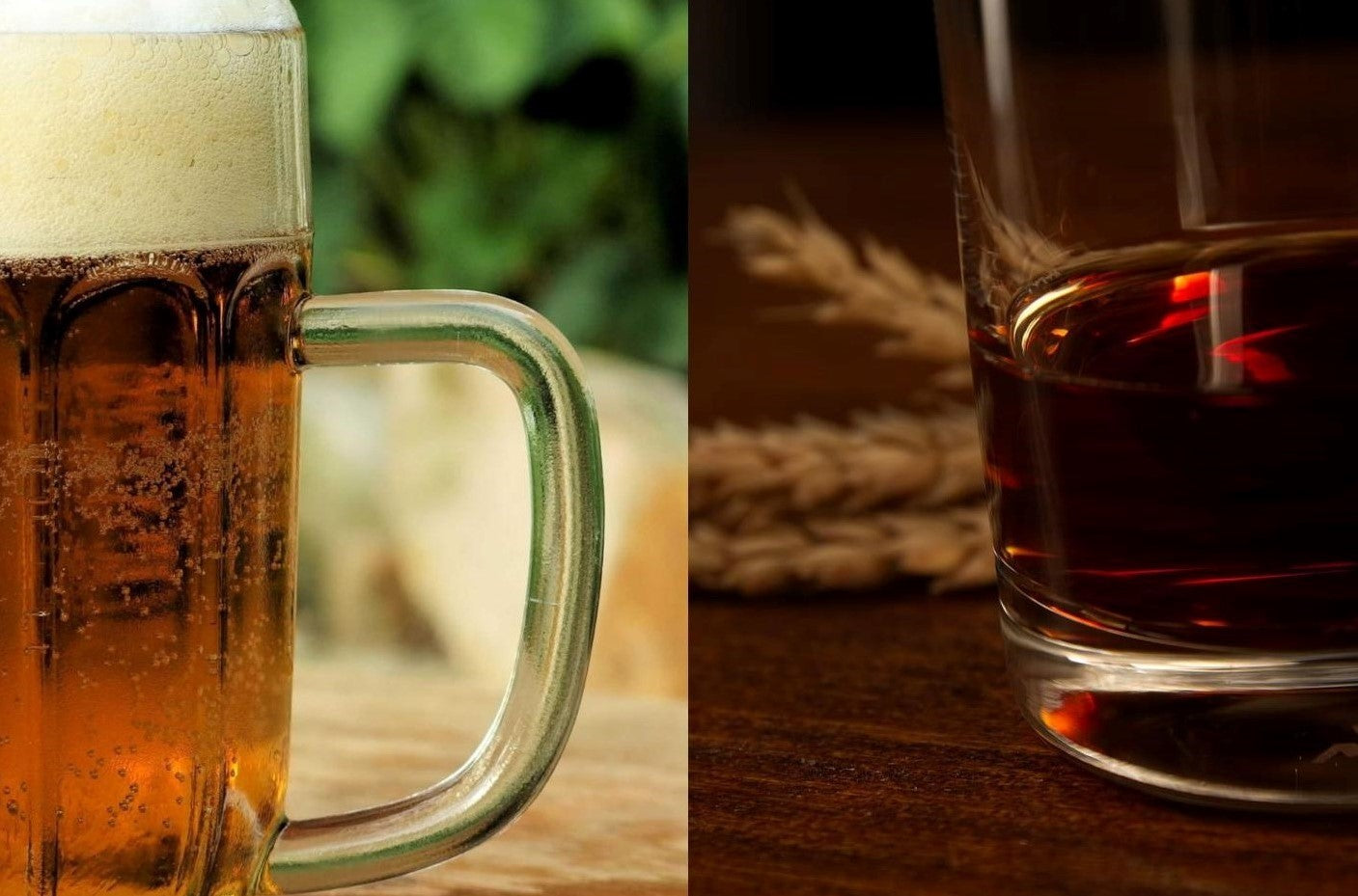 Beers and Spirits available for collection