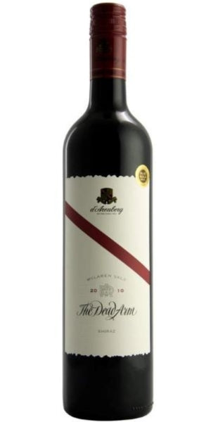 Bottle of d'Arenberg, "The Dead Arm" by Whelehans Wines.
