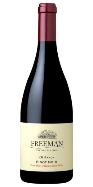 Bottle of Freeman KR Pinot Noir, 2021 by Whelehans Wines.