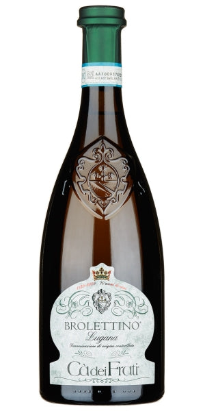 A bottle of Cà dei Frati Brolettino Lugana, 2023, by Whelehans Wines.