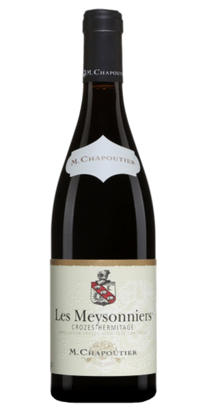 Bottle of Chapoutier Crozes Hermitage "Les Meysonniers" by Whelehans Wines.