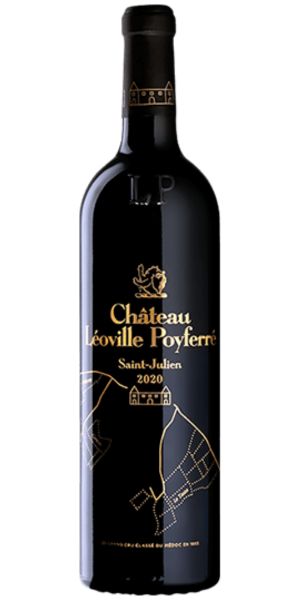 Bottle of Château Léoville Poyferré, 2020 by Whelehans Wines.