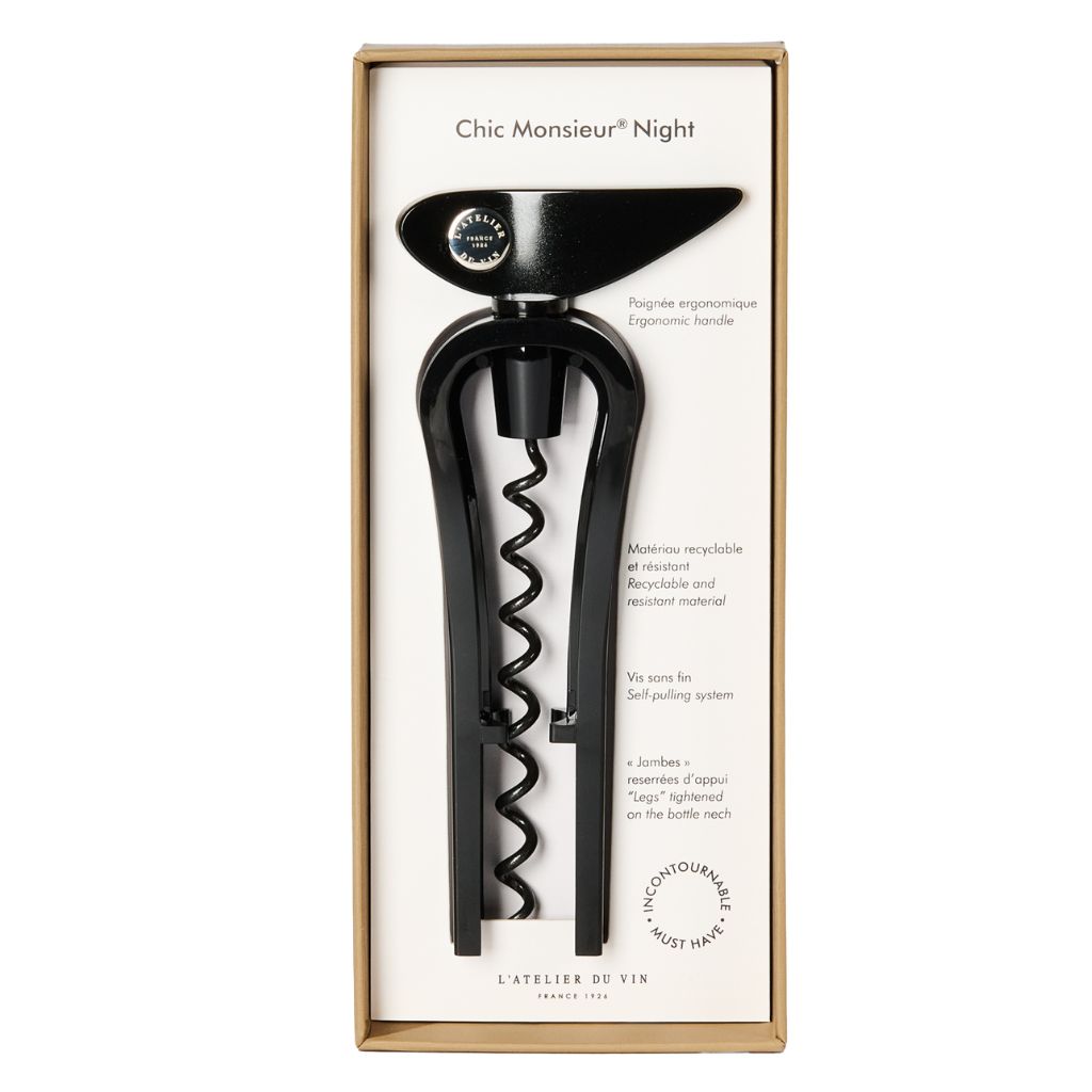 Black Endless Corkscrew, L'Atelier du vin by Whelehans Wines.