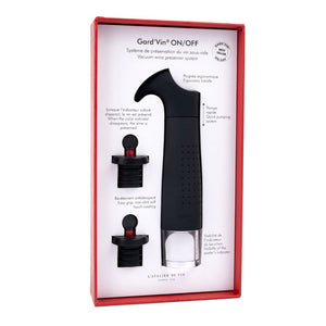 Gard'Vin vacuum wine preserver in packaging on a white background