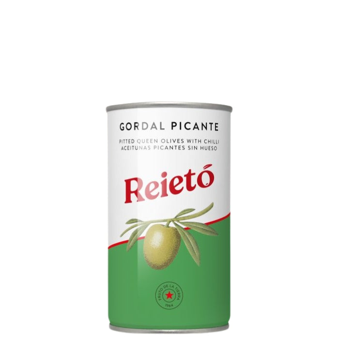 Reieto, Gordal Picante Olives - 350g Tin