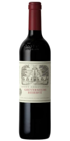 Bottle of Gouverneurs Reserve by Groot Constantia from Whelehans Wines.