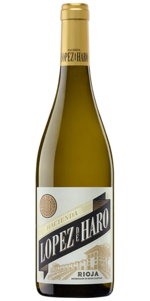 Bottle of Lopez de Haro Blanco Reserva 2018 by Whelehans Wines.