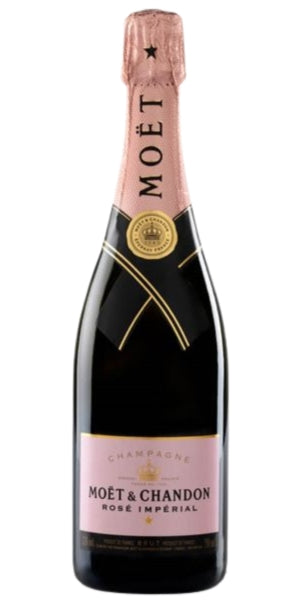 Bottle of Moet & Chandon - Rose Imperial Champagne France by Whelehans Wines.