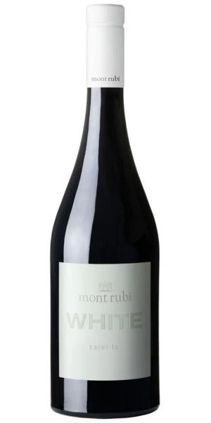 Bottle of "HMR" Heretat Mont Rubi White, 2024 by Whelehans Wines.