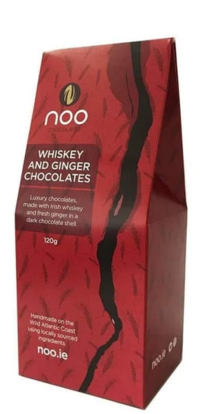 Noo, Irish Whiskey and Ginger Chocolates - 120gms by Whelehans Wines.