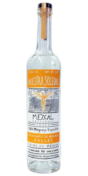 A bottle of Nuestra Soledad, Mezcal, 70cl by Whelehans Wines