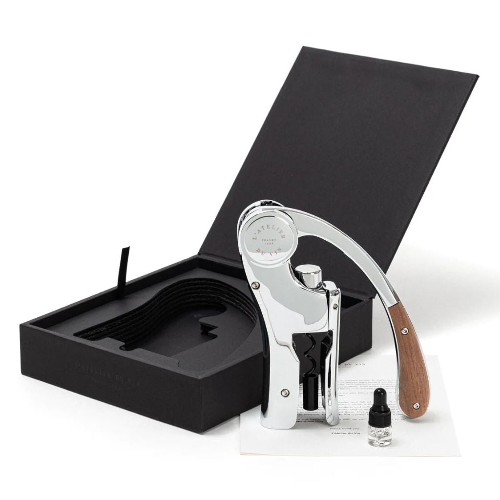 Oeno Motion Silver & Wood, Corkscrew, L'Atelier du vin