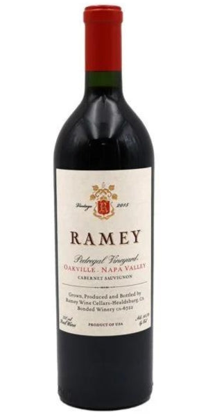 Bottle of Ramey Pedregal Vineyard by Whelehans Wines.