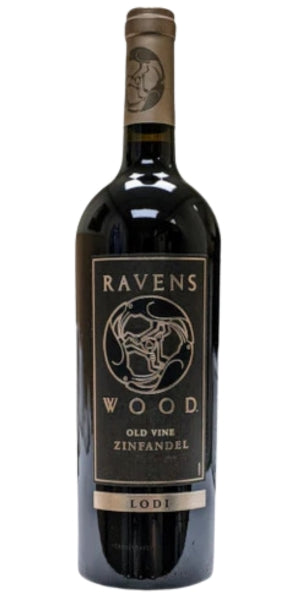 Bottle of Ravenswood Old Vine Zinfandel wine on a white background by Whelehabns Wine.
