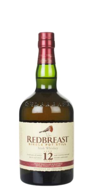 Bottle of Redbreast 12 Year Old Single Pot Still Whiskey 70cl by Whelehans Wines.