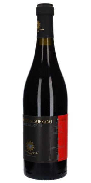 Bottle of Rosso del Soprano Terre Siciliane IGT, 2017 by Whelehans Wines.