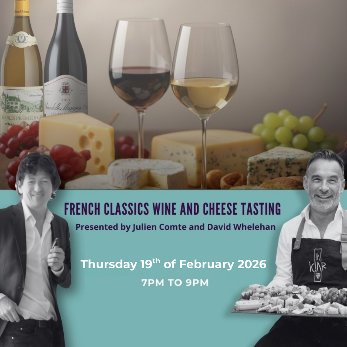 Exploration Thursdays | 19th February 2026 - French Classics Wine & Cheese