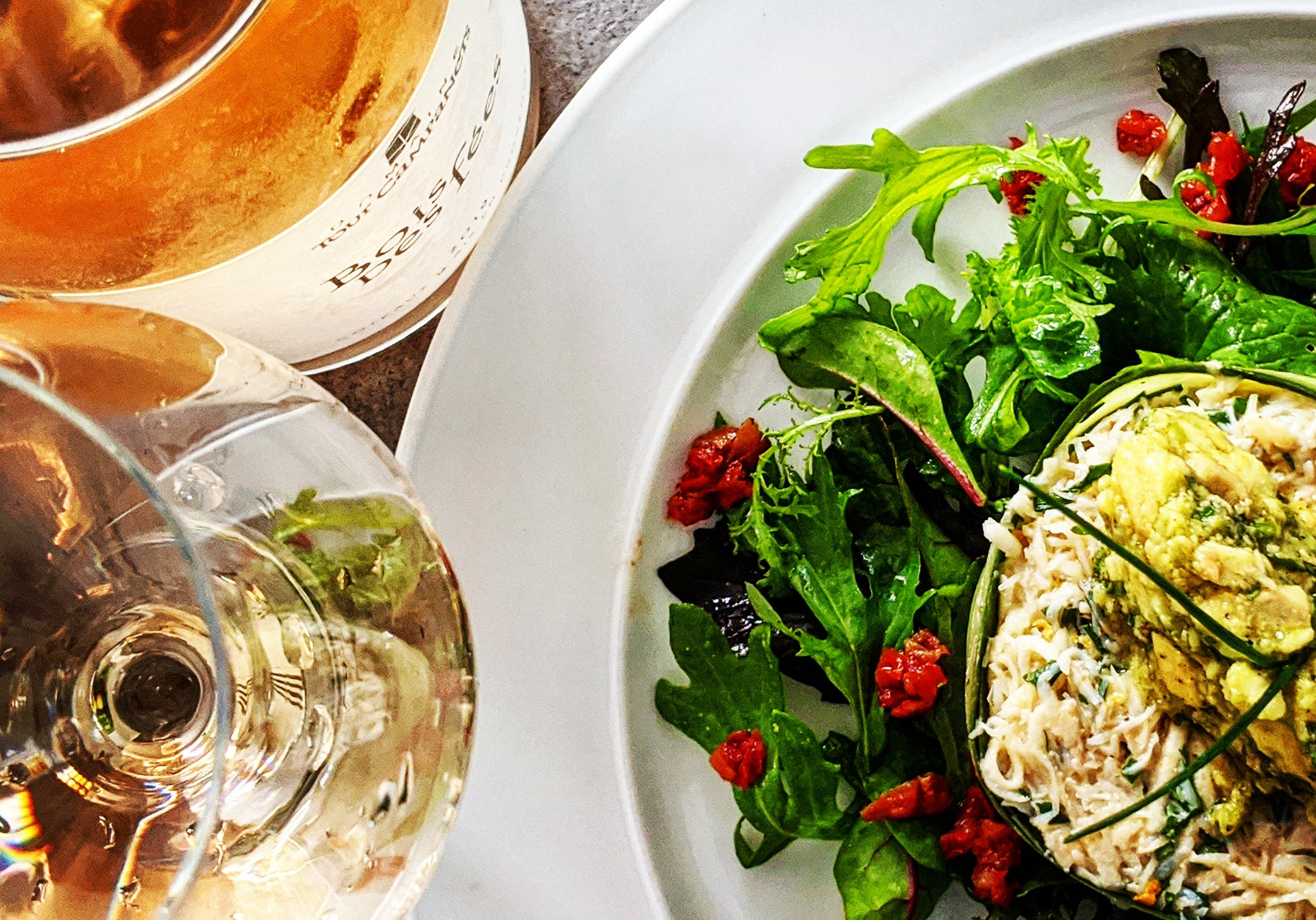 Crab Salad - Dry Provencal Rosé