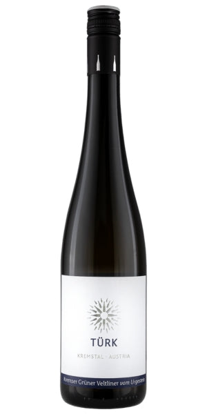 Bottle of 2023 Weingut Turk vom Urgestein Gruner Veltliner by Whelehans Wines. 