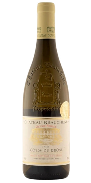 Bottle of 2024 Chateau Beauchene Côtes du Rhône Grande Reserve Blanc by Whelehans Wines. 