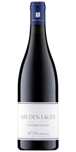 Bottle of Aus Den Lagen Spätburgunder Trocken, 2020 by Whelehans Wines. 