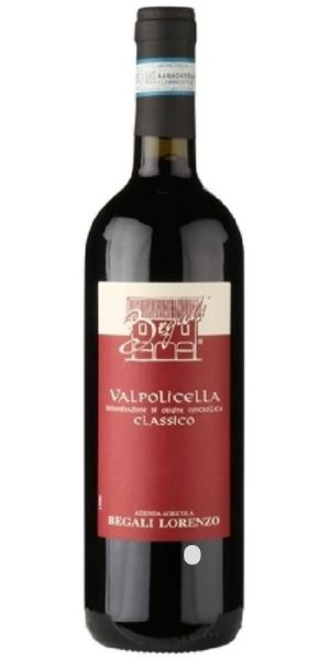 Bottle of Begali Lorenzo, Valpolicella Classico by Whelehans Wines. 