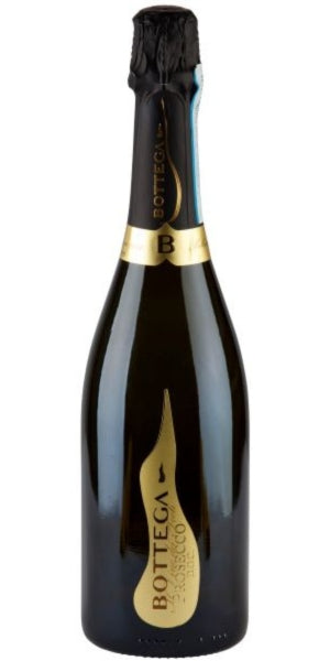 Bottle of Bottega, Prosecco by Whelehans Wines.