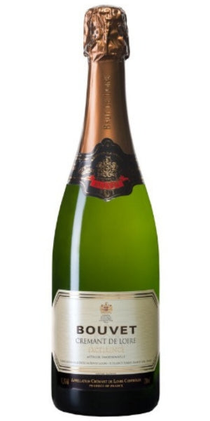 Bottle of Bouvet Cremant de Loire Excellence, France Sparkling Wine by Whelehans Wines. 