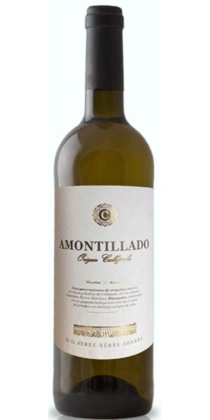 Bottle of Callejuela, Amontillado, Sherry by Whelehans Wines. 