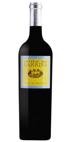 Bottle of Chateau des Sarrins rouge by Whelehans Wines. 