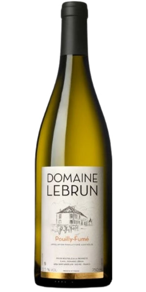 Bottle of Domaine Lebrun, Pouilly Fumé by Whelehans Wines. 