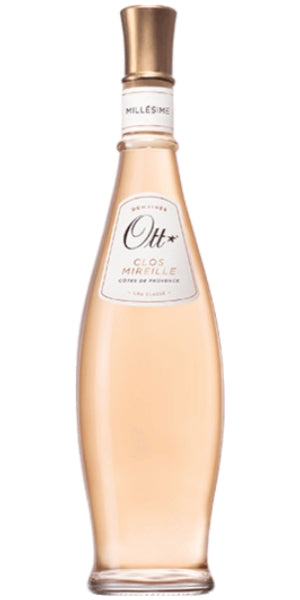 Bottle of Clos Mireille, Cotes de Provence Rosé, from Domaine Ott by Whelehans Wines. 