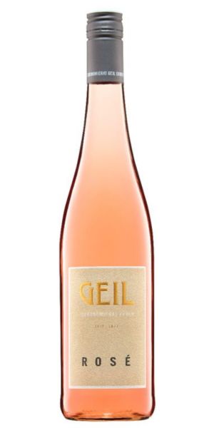 Bottle of Geil Rose wine by Whelehans Wines. 