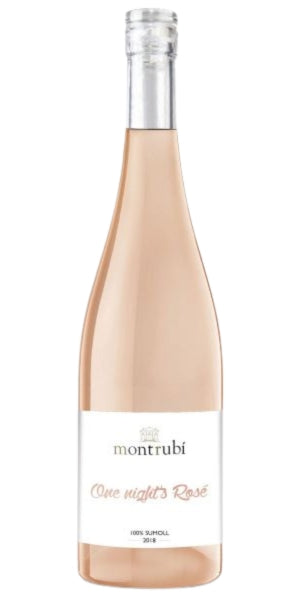 Bottle of Rosé wine from Mont Rubi by Whelehans Wines. 