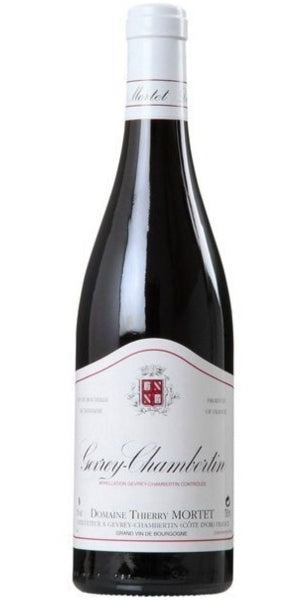 Bottle of Thierry Mortet Gevrey-Chambertin, 2020 by Whelehans Wines. 