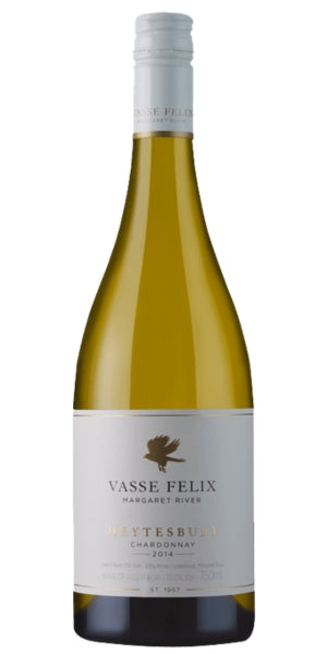 Bottle of Chardonnay, Vasse Felix Heytesbury by Whelehans Wines. 