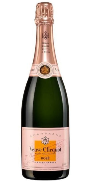 Bottle of Veuve Clicquot Rosé France Champagne by Whelehans Wines.