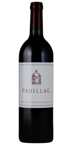 Bottle of Le Pauillac from Chateau Latour by Whelehans Wines. 