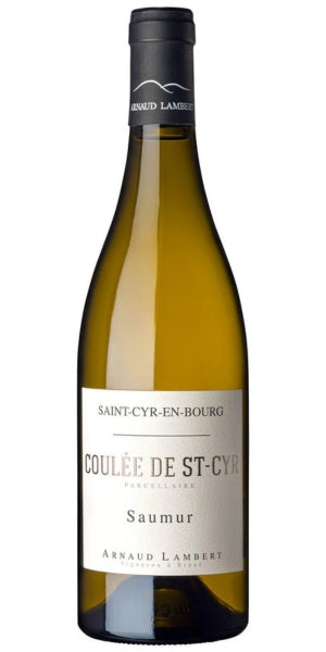 Wine bottle of Arnaud Lambert, "Coulée de Saint Cyr", Saumur Blanc, 2023 - by Whelehans Wines. 