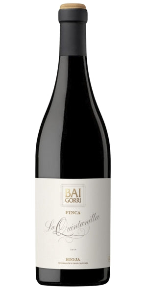 Bottle of Bai Gorri, La Quintanilla, Single Vineyard Rioja, 2019 by Whelehans Wines. 