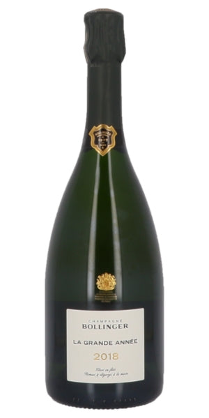 Bottle of Bollinger, La Grande Année, Champagne, Brut, 2018 by Whelehan Wines. 