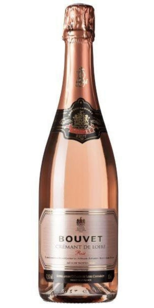 Bottle of Cremant de Loire rosé by Bouvet Ladubay from Whelehans Wines.