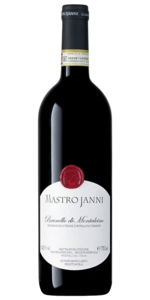 Bottle of Mastrojanni, Brunello di Montalcino DOCG, 2019 by Whelehans Wines. 