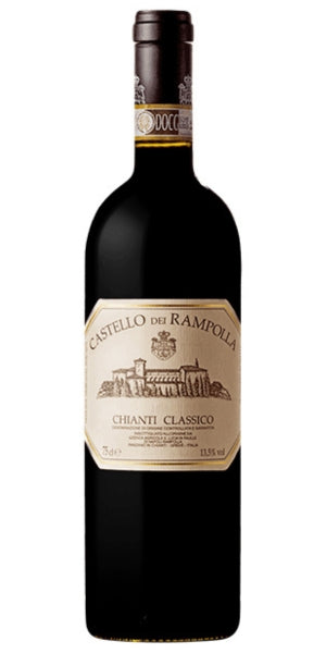 Wine bottle of Chianti Classico from Whelehans Wines. 