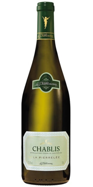 Bottle of La Pierrelée, Chablis by Whelehans Wines. 