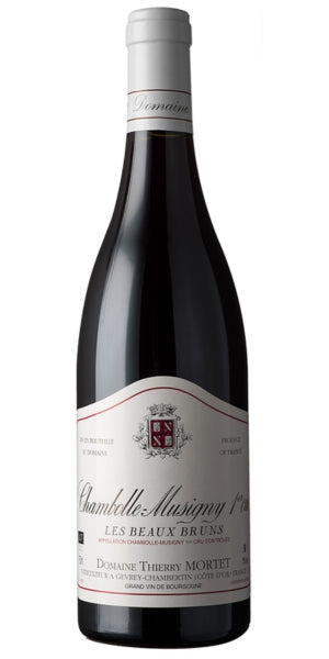 Domaine Thierry Mortet, Chambolle Musigny 1er Cru, "Aux Beaux Bruns", 2022 by Whelehans Wines. 