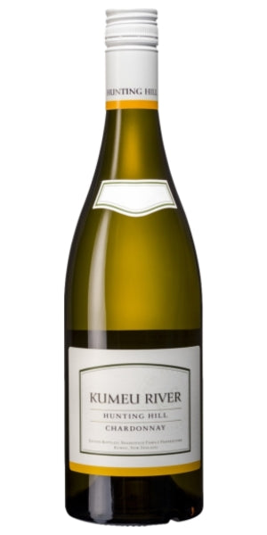 Bottle of Chardonnay, Hunting Hill from Kumeu River by Whelehans Wines. 