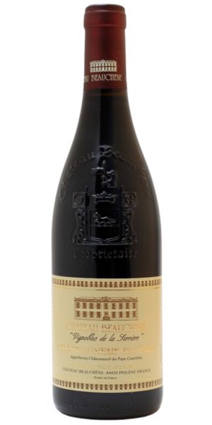 Bottle of Château Beauchene Vignobles de la Serriere Châteauneuf-du-Pape Rouge, 2022 by Whelehans Wines. 