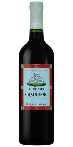 Bottle of Chateau Camarsac, Bordeaux Superieur by Whelehans Wines. 