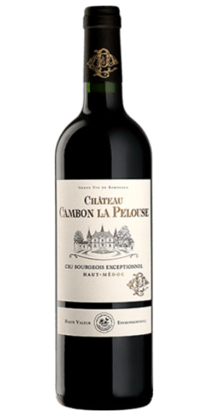 Bottle of Haut Medoc, Chateau Cambon La Pelouse by Whelehans Wines.